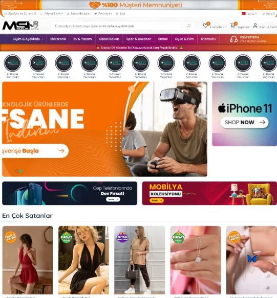 e ticaret sistemi msiyazilim gate
